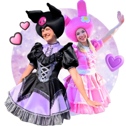 Kuromi & My Melody Party Animators in Rotterdam
