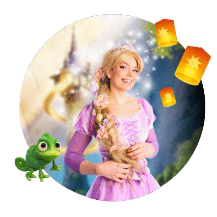 Rapunzel Princess Party Animator in Rotterdam