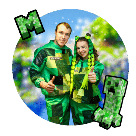 Minecraft Birthday Party Animator in Rotterdam